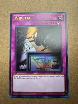 Wiretap DUDE-EN054 Duel Devastator 1st Edition Yugioh - Image 1