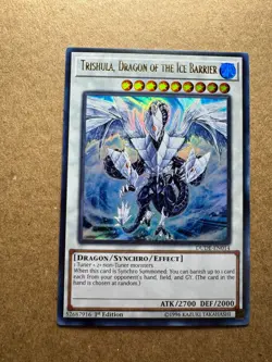 Yu-Gi-Oh! TCG Trishula, Dragon of the Ice Barrier DUDE-EN014 Yugioh - Image 1