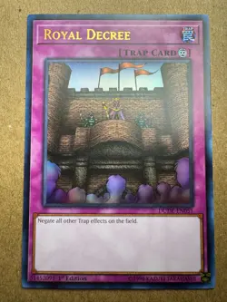 Royal Decree DUDE-EN051 Duel Devastator 1st Edition Yugioh - Image 1