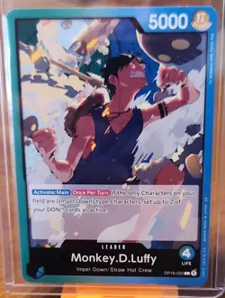 Bandai Monkey D. Luffy OP16-022 Leader Alternate Art Foil English One Piece - Image 1