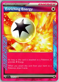 Enriching Energy 191/191 ACE SPEC Rare Surging Sparks Pokemon NM - Image 1