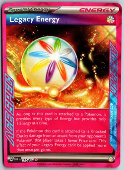 Legacy Energy 167/167 ACE SPEC Rare Twilight Masquerade Pokemon NM - Image 1