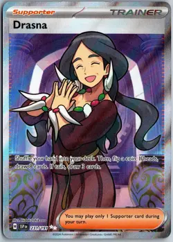 Drasna 231/191 Ultra Rare Surging Sparks Pokemon NM - Image 1