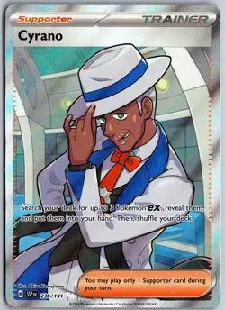 Cyrano 230/191 Ultra Rare Surging Sparks Pokemon NM - Image 1
