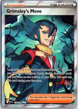 Grimsley's Move 120/094 Ultra Rare Phantasmal Flames Pokemon NM - Image 1