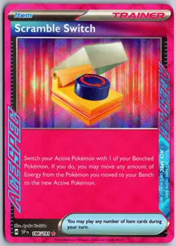 Scramble Switch 186/191 ACE SPEC Rare Surging Sparks Pokemon NM - Image 1