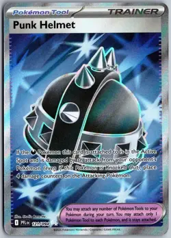 Punk Helmet 121/094 Ultra Rare Phantasmal Flames Pokemon NM - Image 1