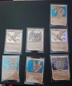 MTG Showcase Adventures in the Forgotten Realms Foil 7 Card Lot - Image 1
