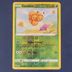 Combee 011/189 - Astral Radiance - Common Reverse Holo Pokemon Card - NM - Image 1