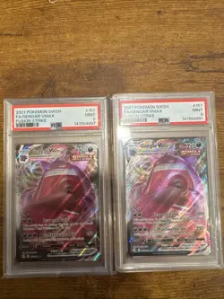 Pokemon 2021 Fusion Strike Gengar VMAX Ultra Rare Card 157/264 PSA 9 - Image 1