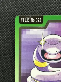 Ekans 023 Pokemon Card Carddass Japanese BANDAI Nintendo Japan 1997 - Image 2