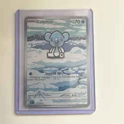 Cubchoo - 109/086 - Black Bolt - Pokemon NM TCG Card Illustration Rare - Image 1