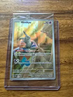 Pokemon TCG Mimikyu 075 Promo SEALED Scarlet & Violet Cards Full Art Holo - Image 4