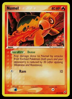 Pokemon Card Numel 68/107 Deoxys Common - Image 1