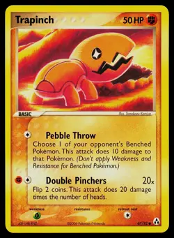 Pokemon Card Legend Maker Trapinch 67/92 Common - Image 1