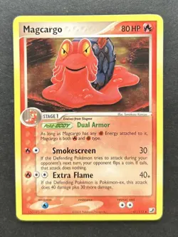 Pokemon TCG Magcargo EX Unseen Forces 41/115 Regular Uncommon Card MP - Image 1