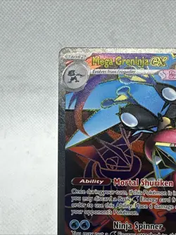 Mega Greninja ex 100/086 Ultra Rare Chaos Rising Pokemon Card NM/M PLUS 022/086 - Image 3
