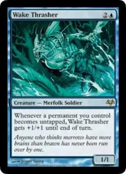 1x Wake Thrasher MTG - Eventide - Heavy Play - Image 1