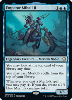 1x Emperor Mihail II MTG - Commander: Dominaria United - NM-Mint - Image 1