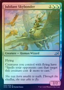 Jubilant Skybonder - FOIL - NM MTG IKO - Ikoria: Lair of Behemoths 223/274 - Image 1