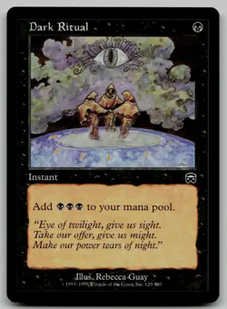 Dark Ritual C Mercadian Masques 129 NM - Image 1