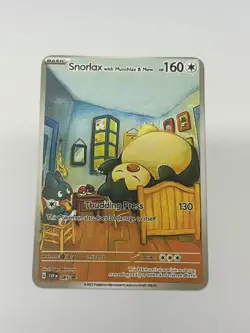 Snorlax with Munchiax & Mew HP160 Gold Metal Pokemon Card-Collectible Gift - Image 1
