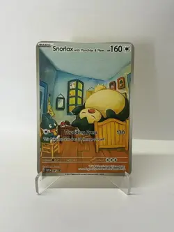 Snorlax with Munchiax & Mew HP160 Gold Metal Pokemon Card-Collectible Gift - Image 4