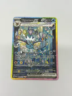 Vaporeonex HP280 Gold Metal Pokemon Card-Collectible Gift Display - Image 1