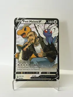 Post MaloneV HP180 Gold Metal Pokemon Card-Collectible Gift Display - Image 4