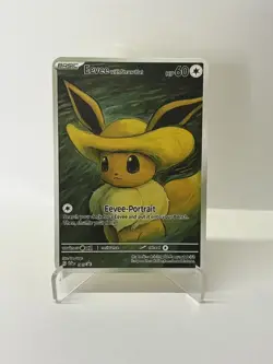 Eevee with StrawHat HP60 Gold Metal Pokemon Card-Collectible Gift Display - Image 4