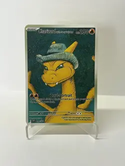 Charizard With Grey FeltHat HP250 Gold Metal Pokemon Card-Collectible Gift - Image 4