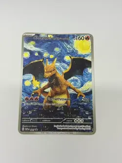Charizard With TheScary Night HP160 Gold Metal Pokemon Card-Collectible Gift - Image 1