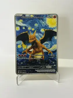 Charizard With TheScary Night HP160 Gold Metal Pokemon Card-Collectible Gift - Image 4