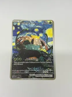 Venusaur With TheScary Night HP150 Gold Metal Pokemon Card-Collectible Gift - Image 1