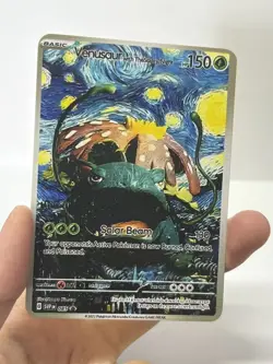 Venusaur With TheScary Night HP150 Gold Metal Pokemon Card-Collectible Gift - Image 3