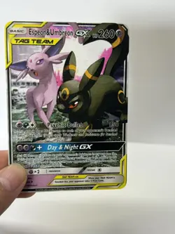 Espeon&UmbreonGX HP260 Gold Metal Pokemon Card-Collectible Gift Display - Image 3