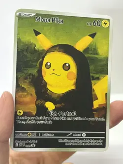 Mona Pika HP60 Gold Metal Pokemon Card-Collectible Gift Display - Image 3