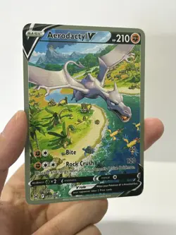 AerodactylV HP210 Gold Metal Pokemon Card-Collectible Gift Display - Image 3