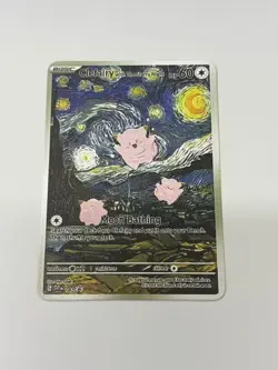 Clefairy With TheScary Night HP60 Gold Metal Pokemon Card-Collectible Gift - Image 1