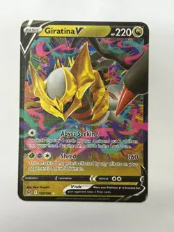 GiratinaV HP220 Gold Metal Pokemon Card-Collectible Gift Display - Image 1
