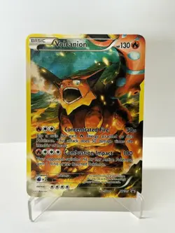 Volcanion HP130 Gold Metal Pokemon Card-Collectible Gift Display - Image 1