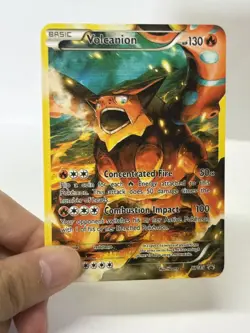 Volcanion HP130 Gold Metal Pokemon Card-Collectible Gift Display - Image 3