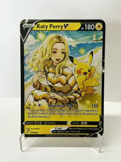 Katy PerryV HP180 Gold Metal Pokemon Card-Collectible Gift Display - Image 4
