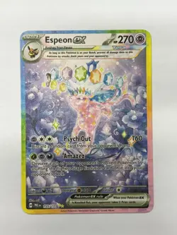 Espeonex HP270 Gold Metal Pokemon Card-Collectible Gift Display - Image 1