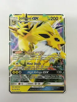 JolteonGX HP200 Gold Metal Pokemon Card-Collectible Gift Display - Image 1