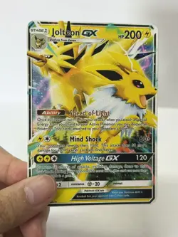 JolteonGX HP200 Gold Metal Pokemon Card-Collectible Gift Display - Image 3