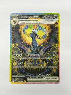 Umbreonex HP280 Gold Metal Pokemon Card-Collectible Gift Display - Image 1