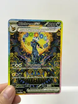 Umbreonex HP280 Gold Metal Pokemon Card-Collectible Gift Display - Image 3