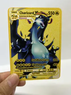 CharizardVMAX PS550 Gold Metal Pokemon Card-Collectible Gift Display - Image 3