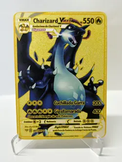 CharizardVMAX PS550 Gold Metal Pokemon Card-Collectible Gift Display - Image 4